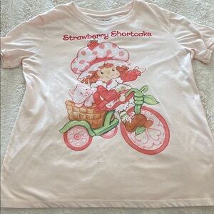 Strawberry Shortcake Women's Pink Graphic Tee